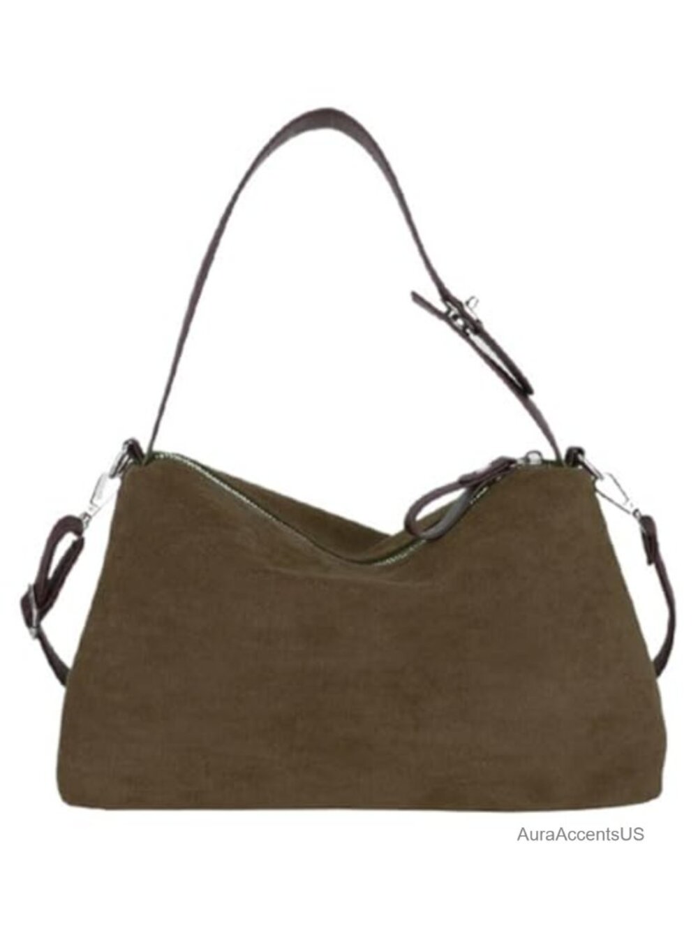 Suede Shoulder Bag Crossbody Tote Satchel Handbag